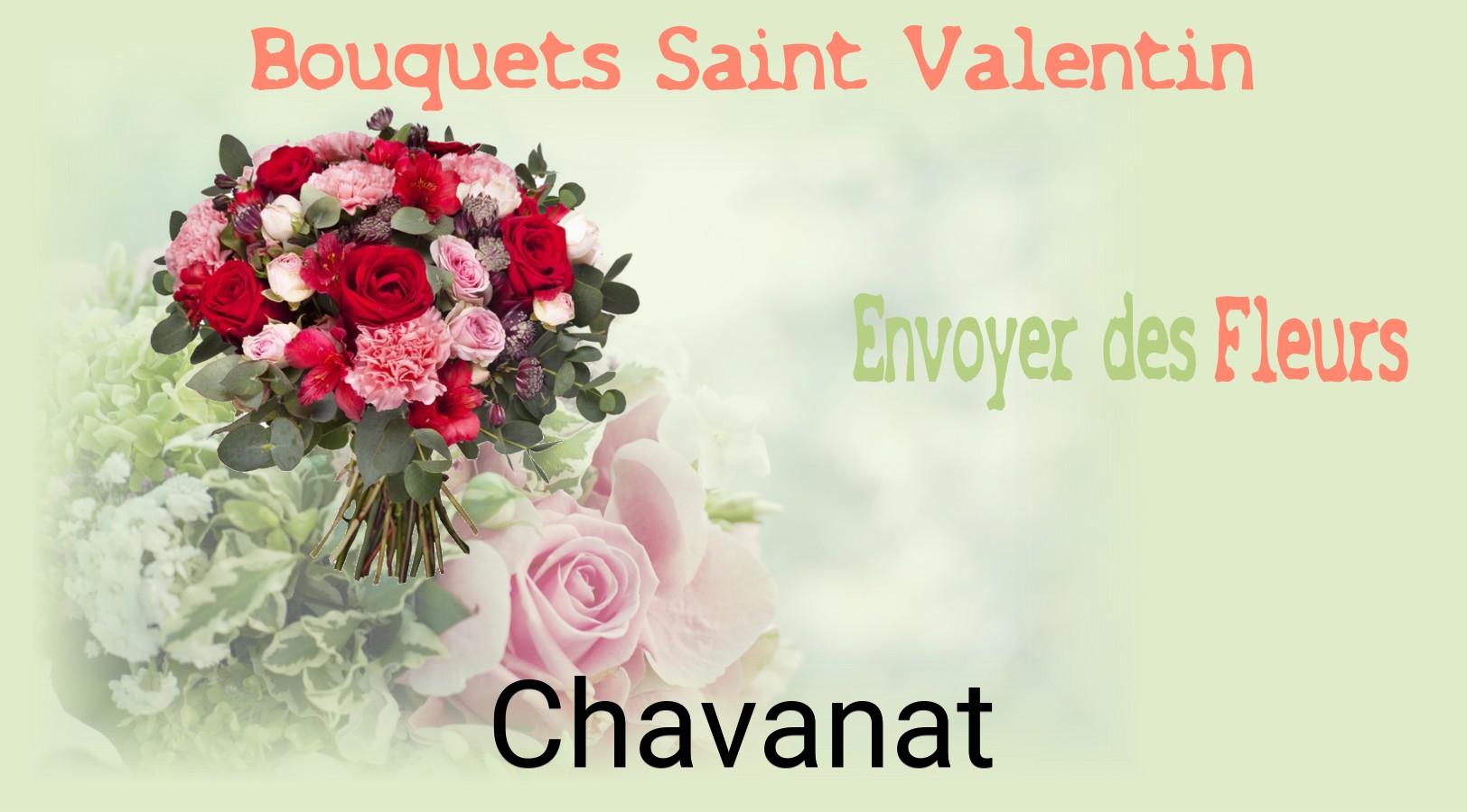 Roses de Saint-Valentin livrées à Chavanat